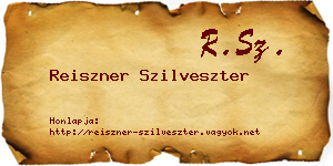 Reiszner Szilveszter névjegykártya